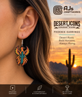 Desert Icons – Phoenix Earrings