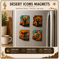 Desert Icons Magnets — Set of 4